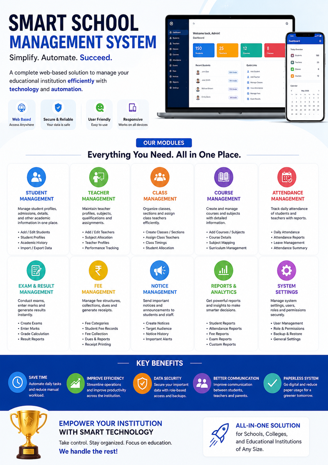 School Management Web-Based Application