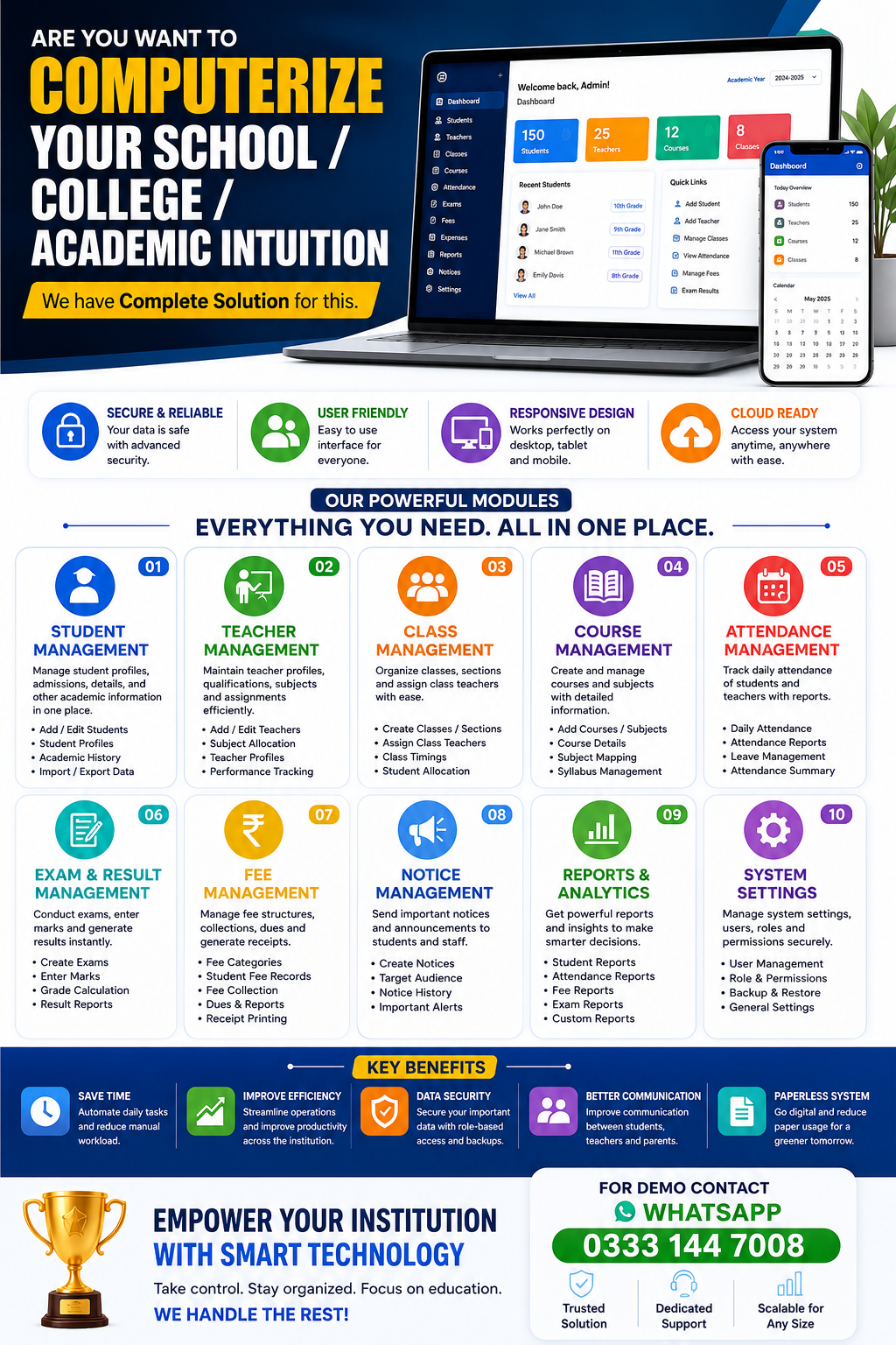 School Management Web-Based Application